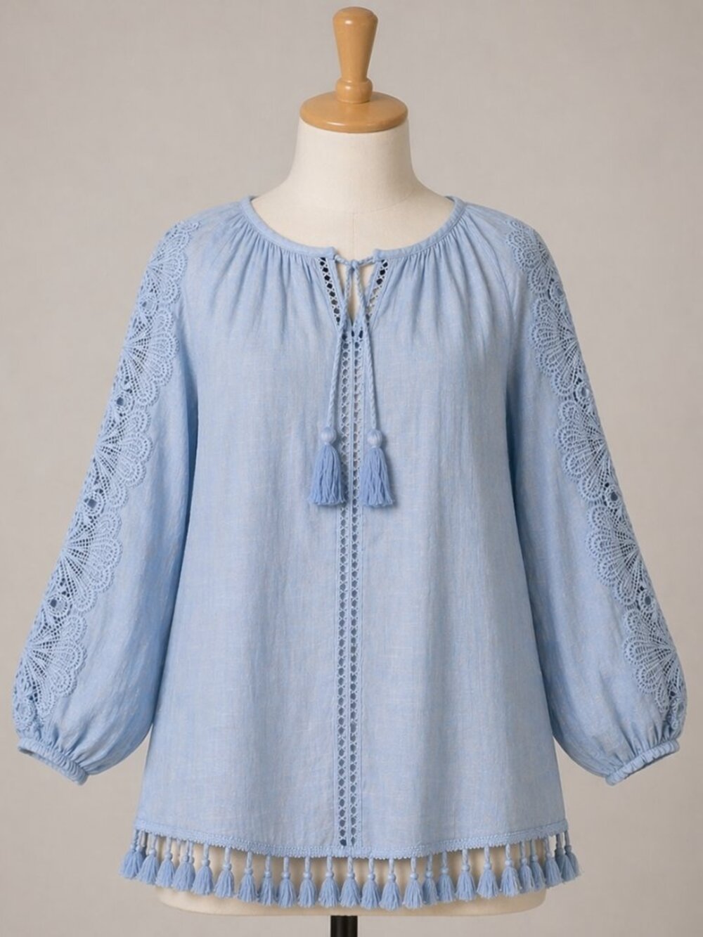 Women's Peasant Top Size M Romantic Cottagecore Bohemian Summer by New Direction